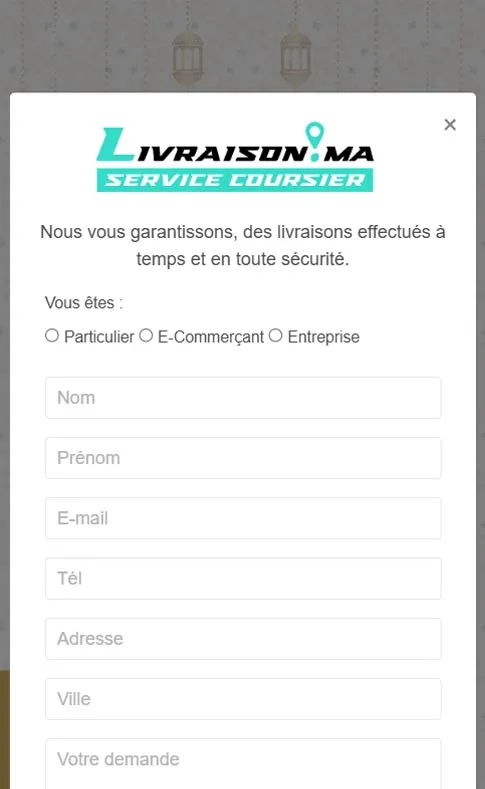 service coursier sur mesure
